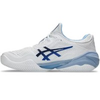 Zapatillas Asics Court FF 3 Novak Clay Blanco Azul Tuna