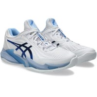 Zapatillas Asics Court FF 3 Novak Clay Blanco Azul Tuna
