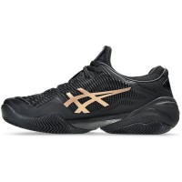 Zapatillas Asics Court FF 3 Novak Clay Night Energy Negro Oro