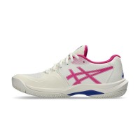 Zapatillas Asics Game FF Clay Crema Rosa Brillante Mujer