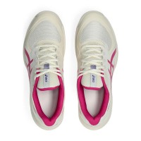 Zapatillas Asics Game FF Clay Crema Rosa Brillante Mujer