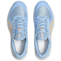 Zapatillas Asics Game FF Padel Azul Stone Naranja Mujer