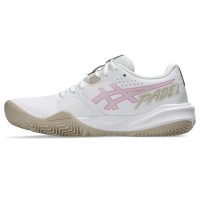 Asics Gel Challenger 15 Padel White Bubblegum Pink baskets pour femmes