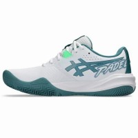Asics Gel Challenger 15 Padel White Pine Green Baskets