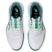 Asics Gel Challenger 15 Padel White Pine Green Baskets