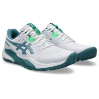Asics Gel Challenger 15 Padel White Pine Green Baskets