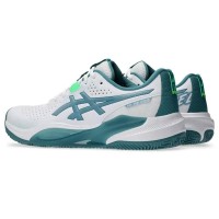 Asics Gel Challenger 15 Padel White Pine Green Baskets
