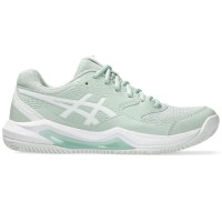 Zapatillas Asics Gel Dedicate 8 Clay Verde Liquen Blanco Mujer