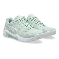 Zapatillas Asics Gel Dedicate 8 Clay Verde Liquen Blanco Mujer