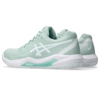 Zapatillas Asics Gel Dedicate 8 Clay Verde Liquen Blanco Mujer