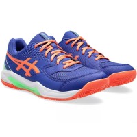 Zapatillas Asics Gel Dedicate 8 Padel Azul Cobalto Coral