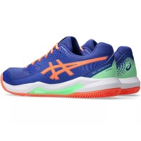 Zapatillas Asics Gel Dedicate 8 Padel Azul Cobalto Coral