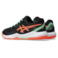 Zapatillas Asics Gel Dedicate 8 Padel GS Negro Coral Junior