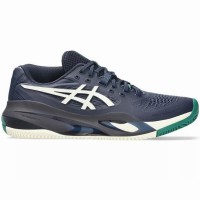 Zapatillas Asics Gel Resolution X Clay Azul Medianoche Crema