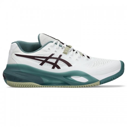 Asics Gel Resolution X Clay Dark Garnet White Sneakers