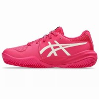 Zapatillas Asics Gel Resolution X Clay GS Rosa Brillante Crema Junior