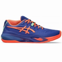 Zapatillas Asics Gel Resolution X Padel Azul Cobalto Coral