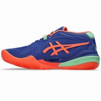 Zapatillas Asics Gel Resolution X Padel Azul Cobalto Coral