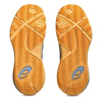 Zapatillas Asics Gel Resolution X Padel Azul Stone Naranja Mujer