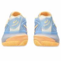 Zapatillas Asics Gel Resolution X Padel Azul Stone Naranja Mujer