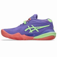 Zapatillas Asics Gel Resolution X Padel Purpura Verde Mujer