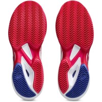 Zapatillas Asics Solution Speed FF 3 Clay Blanco Rosa Brillante Mujer