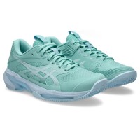 Tênis femininos Asics Solution Speed FF 4 Clay Blue Green