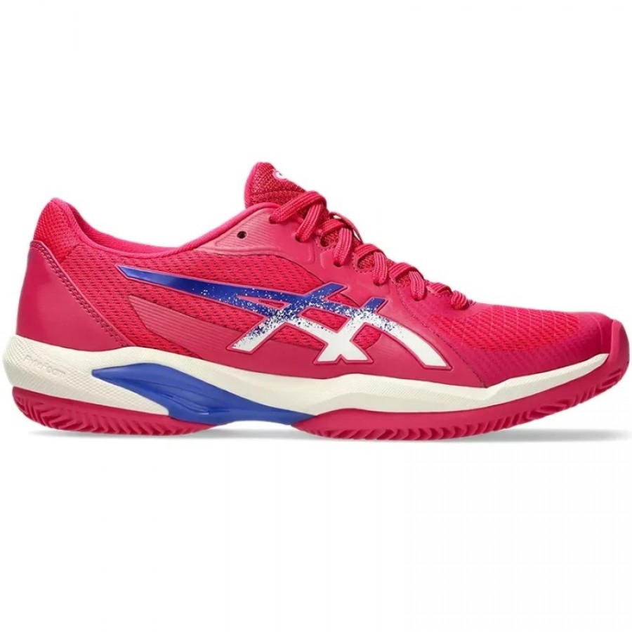 Zapatillas Asics Solution Swift FF 2 Clay Rosa Azul Cobalto Mujer