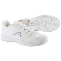 Zapatillas Head Revolt Court Blanco Gris Mujer
