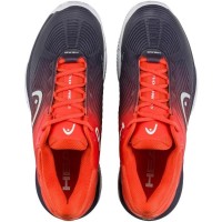 Zapatillas Head Revolt Pro 4.5 Clay Azul Oscuro Rojo