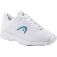 Zapatillas Head Revolt Pro 4.5 Clay Blanco Azul Mujer