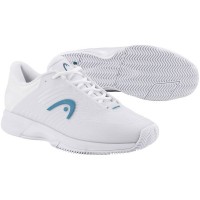 Zapatillas Head Revolt Pro 4.5 Clay Blanco Azul Mujer