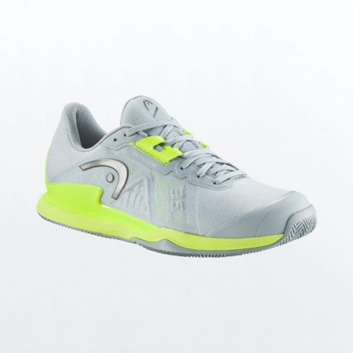 Zapatillas Head Sprint Pro 3.5 Clay Gris Amarillo