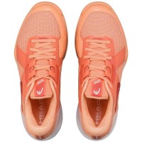 Zapatillas Head Sprint Pro 4.0 Clay Coral Blanco Mujer