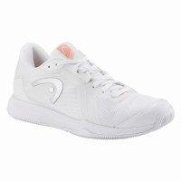 Zapatillas Head Sprint Team 4.0 Clay Blanco Coral Mujer