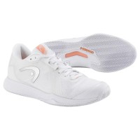 Zapatillas Head Sprint Team 4.0 Clay Blanco Coral Mujer