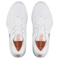 Zapatillas Head Sprint Team 4.0 Clay Blanco Coral Mujer