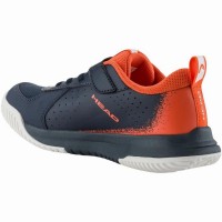 Zapatillas Head Sprint Velcro 4.0 Azul Oscuro Rojo Junior