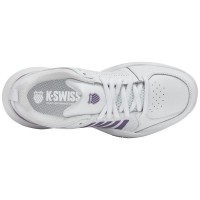 Zapatillas Kswiss Court Express 2 Clay Blanco Lavanda Mujer