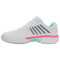 Zapatillas Kswiss Express Light 3 HB Clay Blanco Menta Rosa Mujer