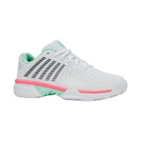 Zapatillas Kswiss Express Light 3 HB Clay Blanco Menta Rosa Mujer