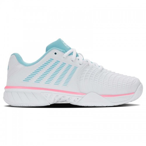 Zapatillas Kswiss Express Light 3 HB Padel Blanco Azul Mujer