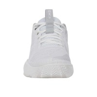 Baskets féminines turquoise blanche en argile de l?équipe Kswiss Kspeed