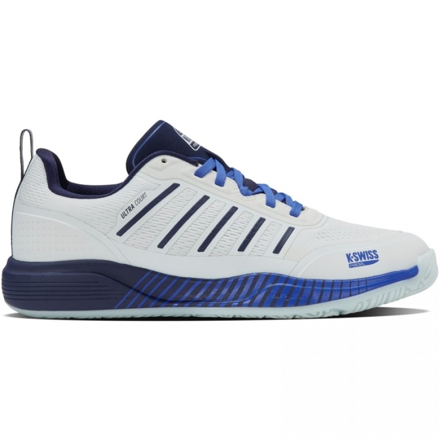 Zapatillas Kswiss Sanyo Ultra Court Padel Blanco Azul Marino