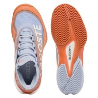 Tênis femininos Lacoste AG-LT25 Lite Clay Blue Orange