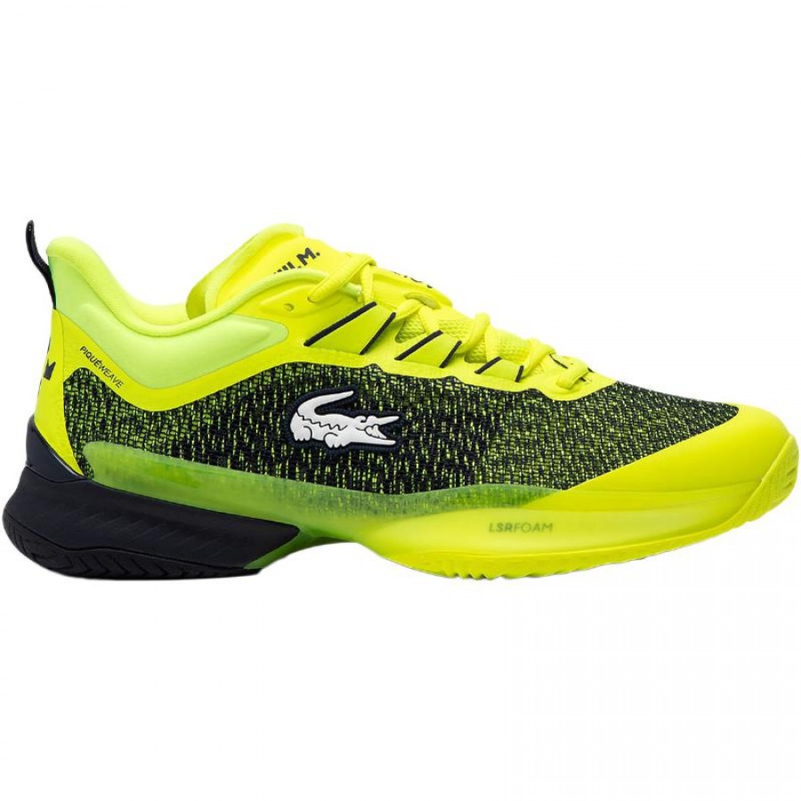 Zapatillas Lacoste Daniil Medvedev AG-LT23 Ultra Amarillo Azul Marino