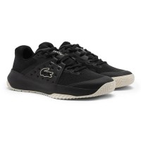 Zapatillas Lacoste Power Serve Negro Blanco Mujer