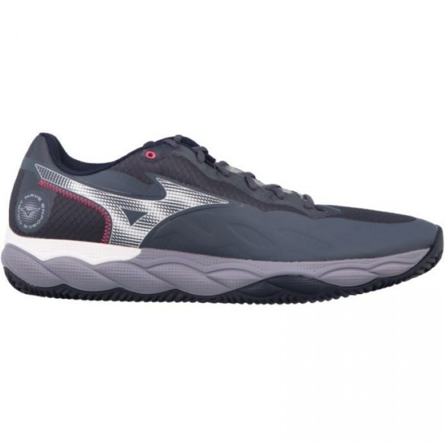 Zapatillas Mizuno Wave Enforce Court Clay Gris Blanco Azul