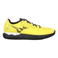 Mizuno Wave Enforce Court Padel Yellow Black Sneakers