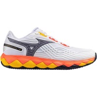 Zapatillas Mizuno Wave Enforce Tour 2 Clay Blanco Azul Coral